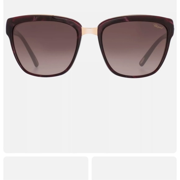 Chopard Imperiale Boudreaux Crystal Square Sunglasses